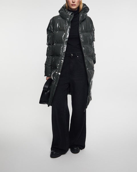 Jacket Alta Longer Puffer Jacket W3T4 Dark green 2