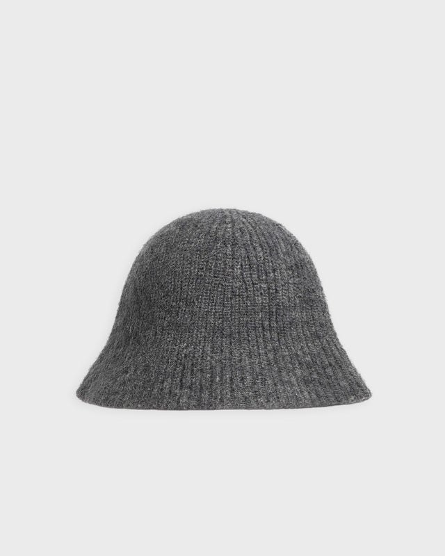 Moncler Bucket Hat Wool Mohair Grey M