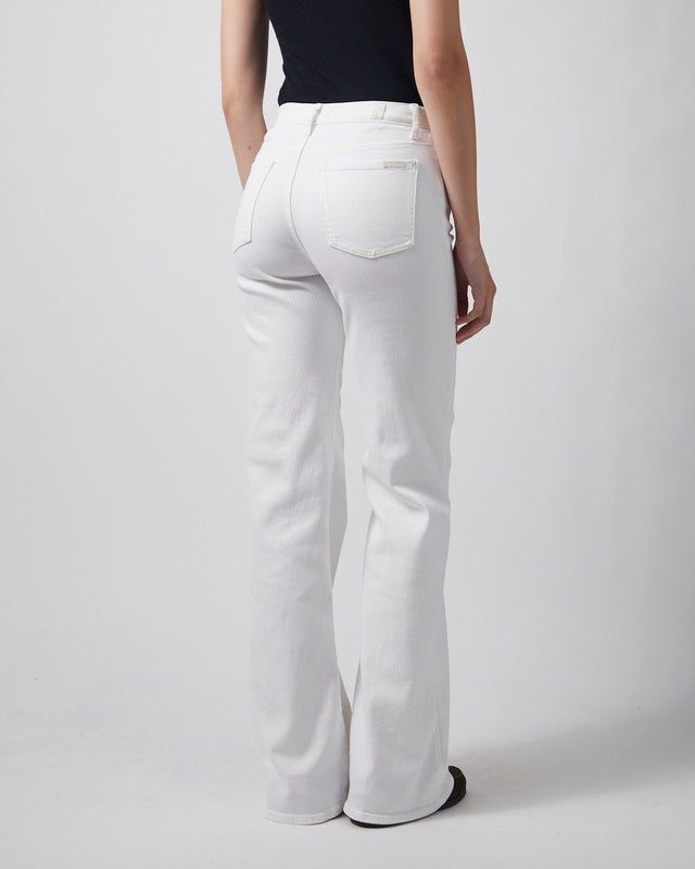 7 For All Mankind Jeans Modern Dojo Soleil White 24