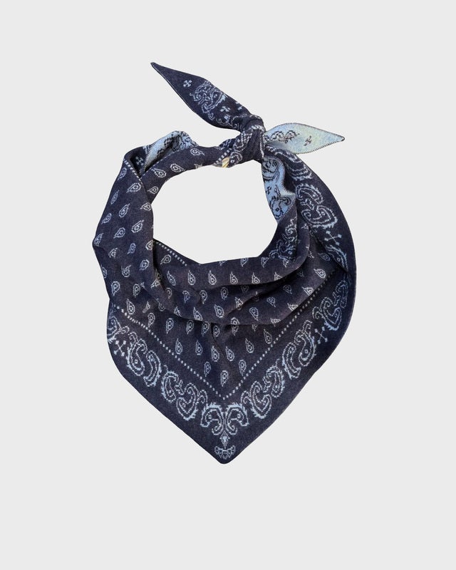Guest In Residence Cashmere Scarf The Wild Rag Indigo ONESIZE