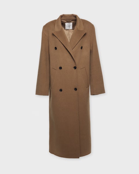 Coat Deja Double-Breasted Tan 1