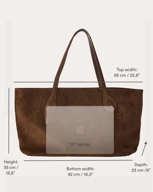Liffner Tote Bag Mega Sprout Dark Brown ONESIZE