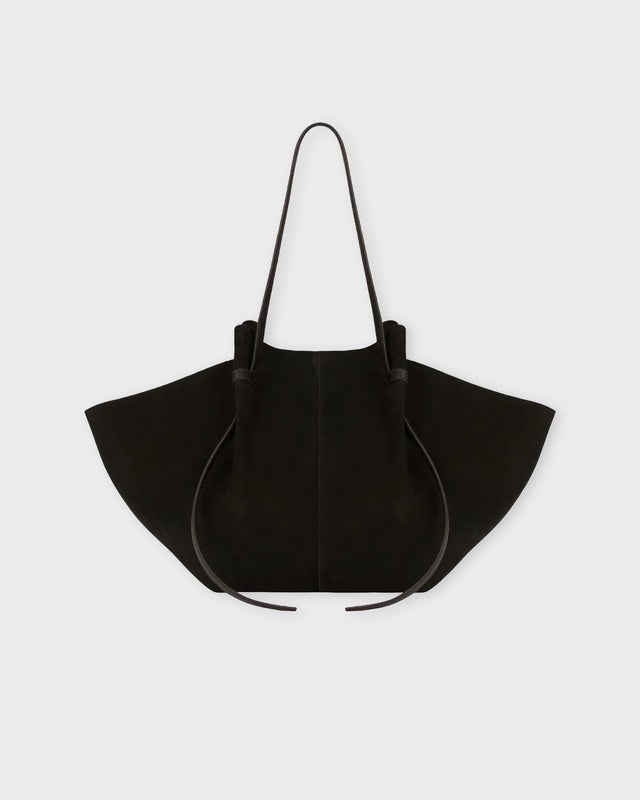 YUZEFI Bag Large Mochi Suede Black ONESIZE