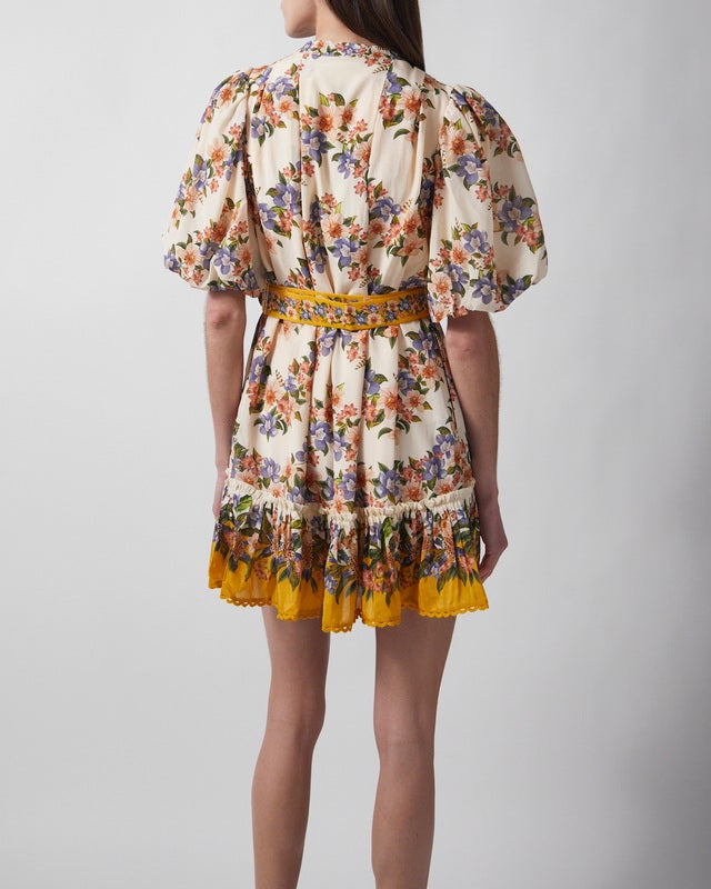 FARM Rio Dress Hilo Stripes Mini Sand L