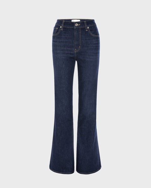 Jeans The Flare Raw Blue 1
