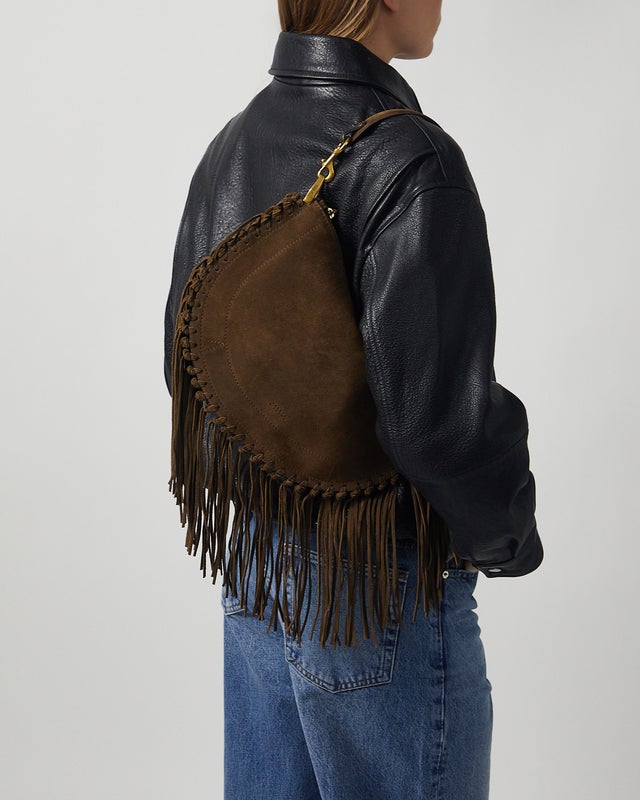 Isabel Marant Bag Oskan Soft Zip Bronze ONESIZE