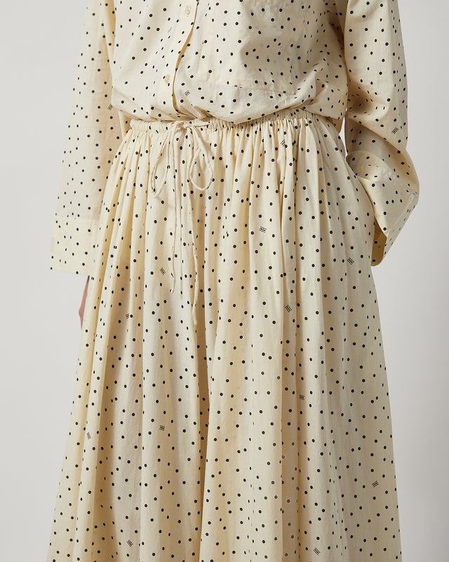 By Malene Birger Skirt Pheo Creme/svart 34