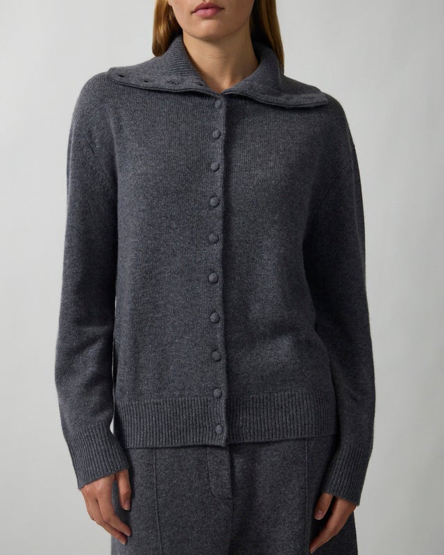 LISA YANG Cardigan Denie Cashmere Granit 1 (S-M)