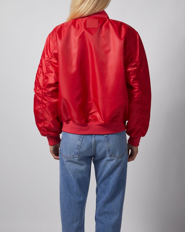 Anine Bing Bomber Leon Tango Red XS