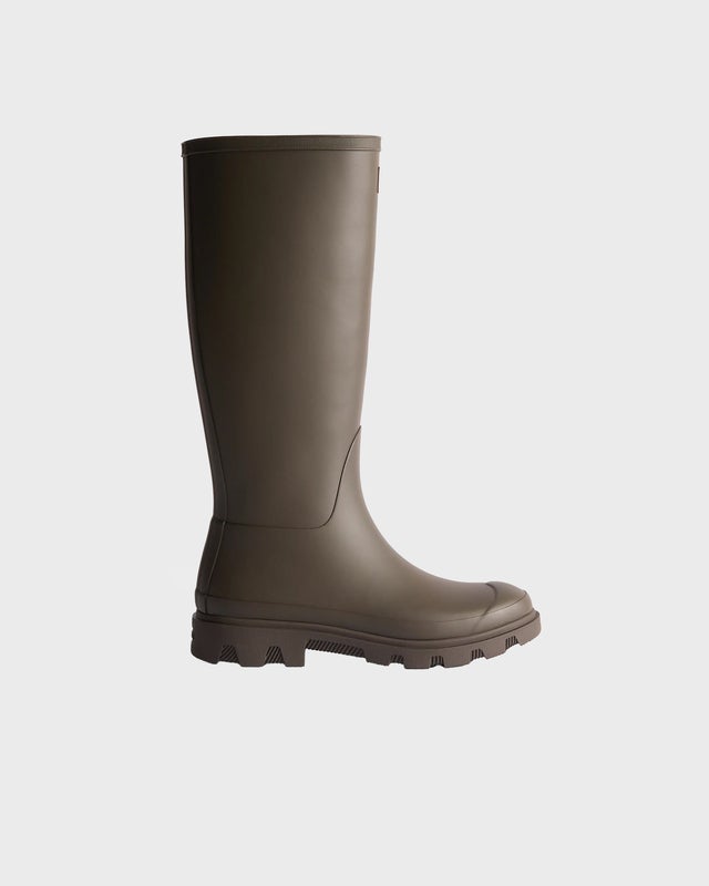 Hunter Boot Unisex Downpour Tall Chocolate EUR 37