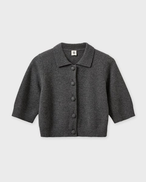 Cardigan Como Short  Grey melange 1