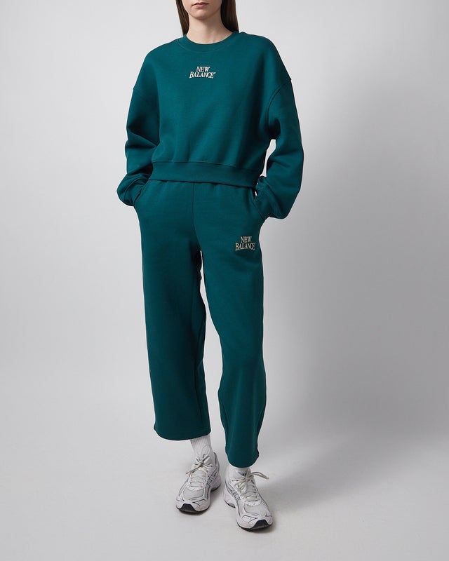 New Balance Pants Trackside Fleece Barrel  Green XL