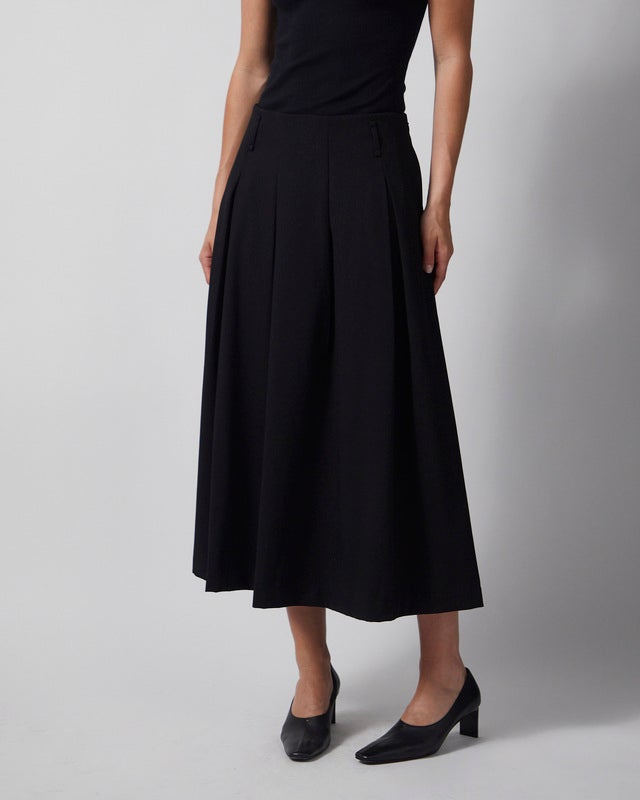 Wakakuu Icons Skirt Pleated Black M