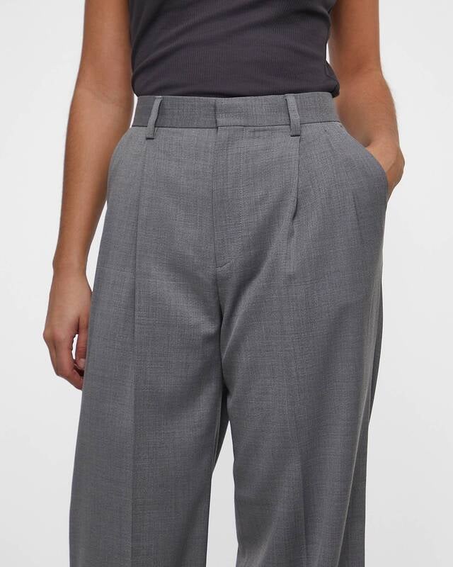 Filippa K Trousers Darcey Wool  Grey melange 34