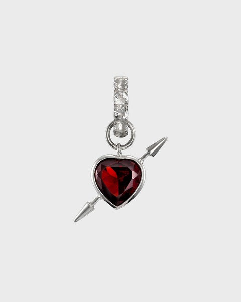 Rebel Love Earring Silver ONESIZE 1