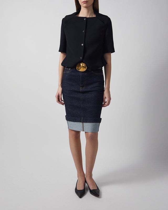 KHAITE Jacket Franc Black US 6 (EUR 38)