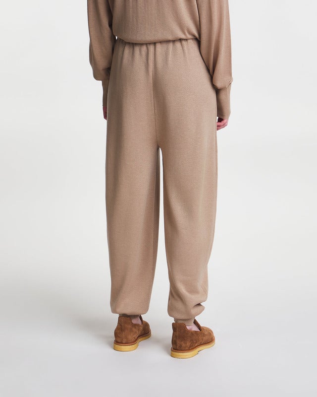 By Malene Birger Trousers Tevana Taupe L