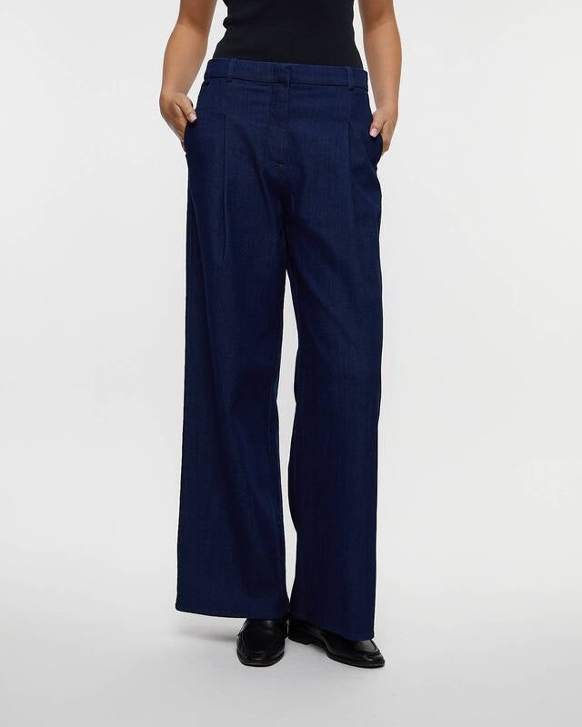 The Garment Pants Merci Wide Denim 8 Denim UK 8 (EUR 36)